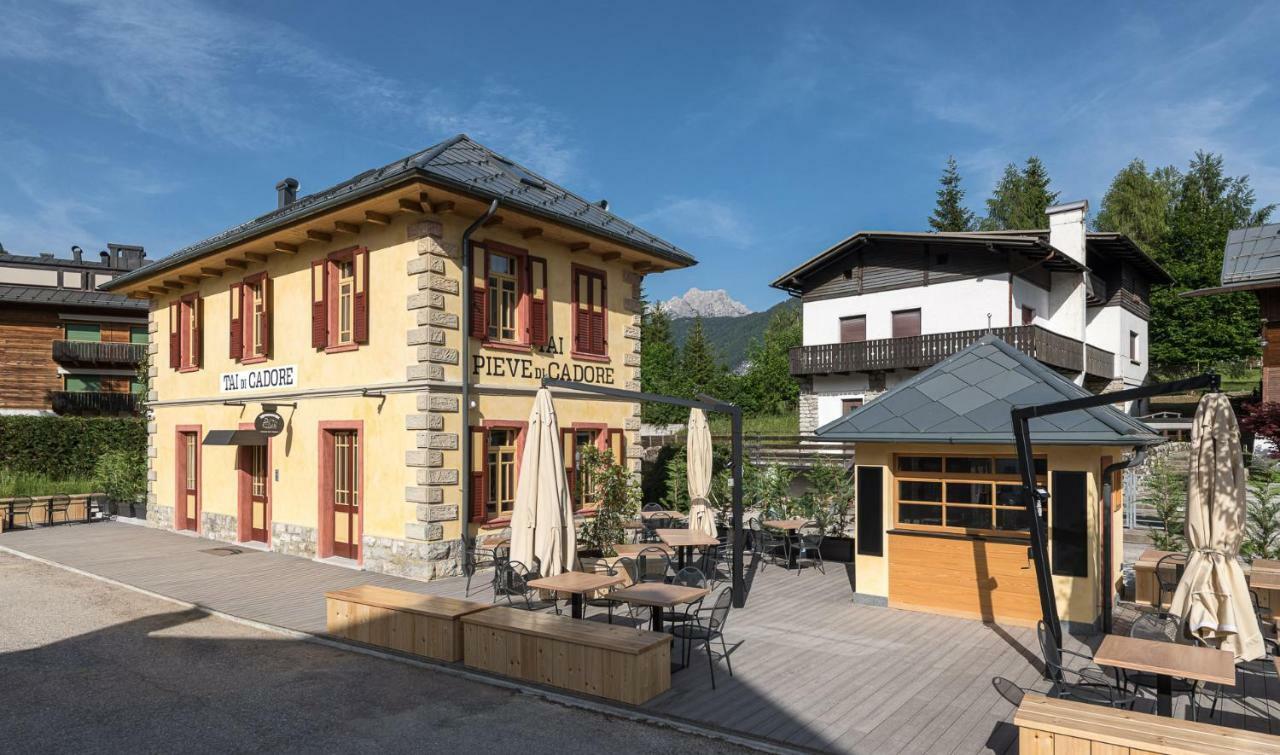 Alla Stazion Locanda Nelle Dolomiti 皮耶韦迪卡多雷 外观 照片